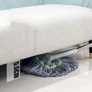 Serpillère manuelle 2-en-1 détachable pour nettoyage humide/sec, idéale pour cuisine, parquet, restaurant, avec essorage automatique - Product Image 5