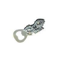 Décapsuleur magnétique vintage gravé, souvenir de Prague en laiton personnalisé, étanche, en aluminium, style antique, logo lettre 3D tchèque
