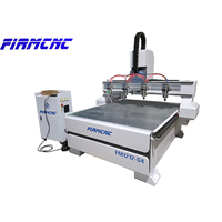 Machine de gravure et de découpe CNC à quatre têtes pour le travail du bois, 1212 1325 1525 2030 2040 2D 3D, pour le bois plat et courbé