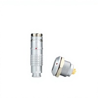 Connecteur Électrique Mâle/Femelle M12 DIN en Cuivre Étanche DSD IP67 Moulable pour Connexions de Câbles d'Alimentation 4A 250V