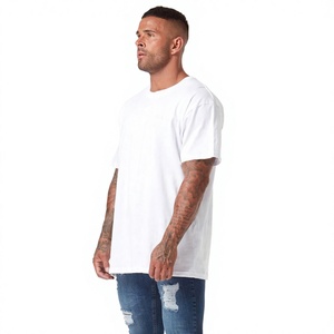 Blank <b>Plain</b> Heavyweight 100% Cotton T Shirt Streetwear Custom Men Oversized <b>Tshirt</b> - Product Image 2