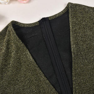 D0906 ta76 vendita calda con scollo a V manica lunga con paillettes tuta svasata da strada un pezzo pagliaccetto da <span class=keywords><strong>donna</strong></span> Sehefashion - Product Image 6