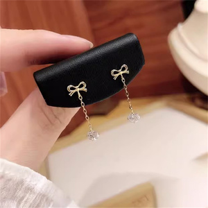 CANNER Pendientes Largos de Plata de Ley 925 con Lazo, Cadena de Borlas Exquisita y Circonita para Mujer S925 - Product Image 6