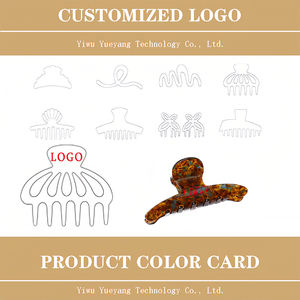 جودة عالية أزياء اللؤلؤ الصفر دبوس البلاستيك الظهر رئيس القرش كليب بيع بالجملة - Product Image 4