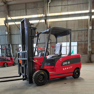 Vente directe d'usine Chariot élévateur tout-terrain 4x4 <span class=keywords><strong>2</strong></span>,5 tonnes <span class=keywords><strong>3</strong></span> tonnes 4 tonnes Mini chariot élévateur électrique avec couleurs personnalisables - Product Image 2