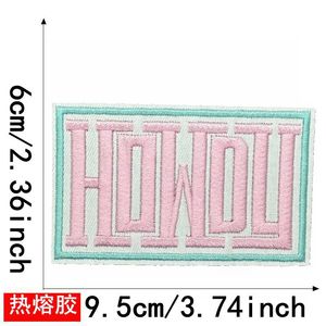 Nouveau Patch Brodé Thermocollant Couleurs Vives 'Howdy <span class=keywords><strong>Somebody</strong></span>'s Problem Mama' pour Décoration de Vêtements, Chapeaux et Sacs - Product Image 4