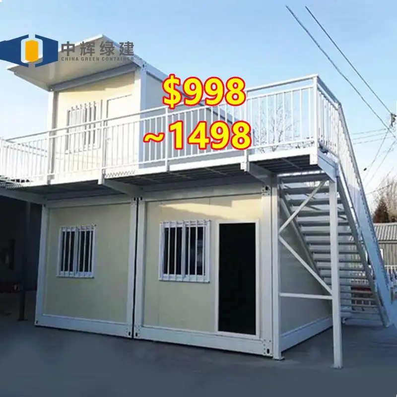 CGCH Low Price Luxury Prefab Tiny 20 40 FT Fully Furnished Shipping Green House Modular Container Home Detachable Container