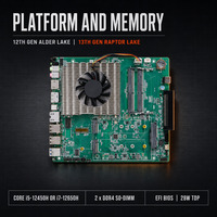 Module OPS à trois écrans, type HD DP Type-C, ordinateur OPS Intel Core I5-12450H I7-12650H 170x190mm, PC pour affichage numérique