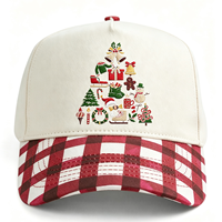 Casquette de baseball structurée à 5 panneaux en 100 % coton, personnalisée OEM HBA54, visière incurvée, broderie 3D, unisexe, pour décorations de fêtes, vente en gros
