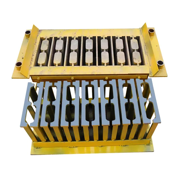 Automática manual de hormigón hueco bloque sólido de ladrillo de La pavimentadora bloque de enclavamiento máquina de molde