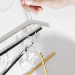 20Oz Đầy Màu Sắc Thép Không Gỉ Kim Loại Boba Rơm Uống Rơm Kim Loại Rơm Bộ - Product Image 4