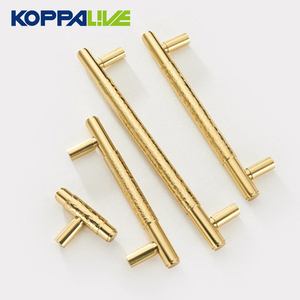 Koppalive Tay Cầm Bằng Đồng Thau Rèn Màu Vàng Kim Loại Hiện Đại Tay Cầm Tủ Ngăn Kéo Nhà Bếp Sang Trọng Kéo Cho Tủ Quần Áo - Product Image 5