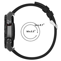 2023 nouveautés 22MM bouton argent bracelets de montre intelligente ultime 10 couleurs bracelet en Silicone Correas pour montres intelligentes