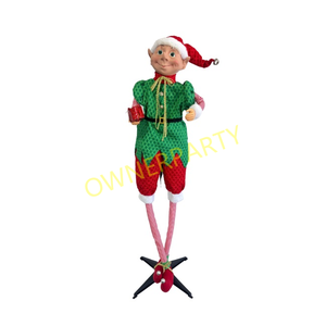 2026 gros vacances décor musical vente chaude noël elfe orignal ours ornements modèles animatroniques noël pour le plaisir - Product Image 3