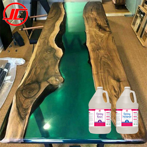 Fournisseur chinois de <span class=keywords><strong>dalles</strong></span> en acacia et en noyer de bonne qualité, table à manger en résine époxy rustique pour bar et restaurant, résine époxy A et B - Product Image 3