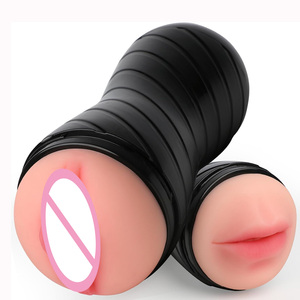 Masturbador Masculino con Bolsillo para Pene, Juguete Sexual con Boca y Garganta Realistas, Entrenador de Pene, Masajeador - Product Image 1