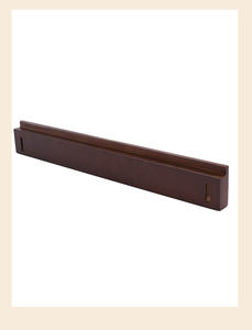 <span class=keywords><strong>Porte</strong></span>-couteaux magnétique en bois massif avec fixation murale sans perçage, support d'organisation d'outils pour couteaux et ustensiles de cuisine - Product Image 5