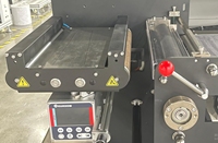 Máquina troqueladora digital de etiquetas en rollo de alta precisión con 4 cabezales de corte, motorizada, de fábrica directa de China, con ancho máximo de material de 340 mm