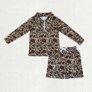 ครอบครัวพี่น้อง แม่และลูกๆ เสื้อผ้าลายพรางสีกากีเข้มแบบใต้ดินแดน - Product Image 2