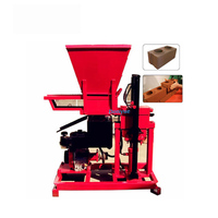 Vente en gros QTS1-25 presse manuelle en terre argileuse machine à fabriquer des briques à emboîtement