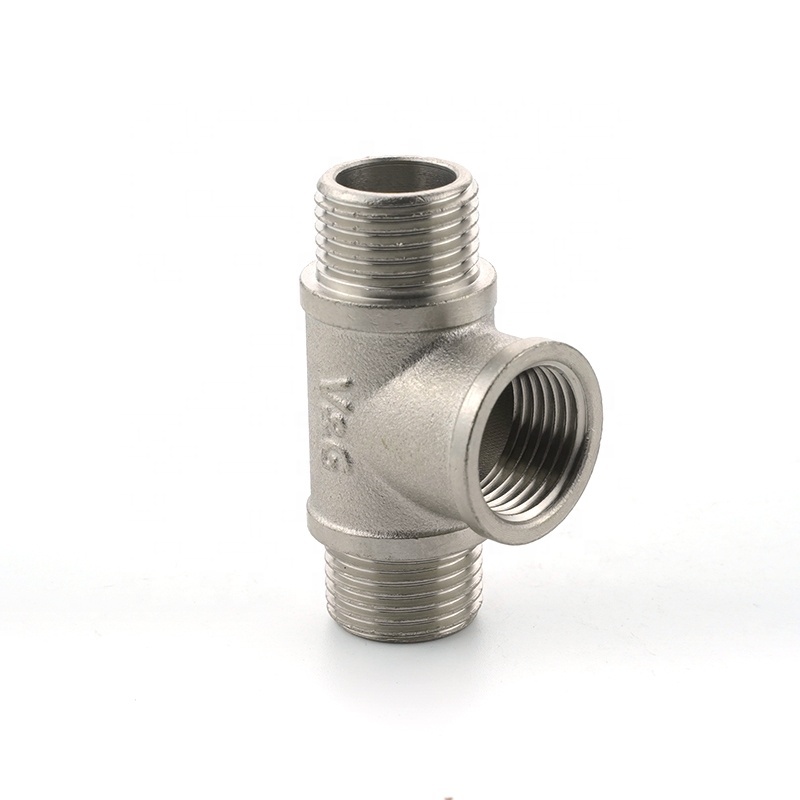 Newest sale male threaded brass joint tee tap water pipe fittings T joint fittings