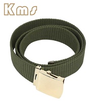 Ceinture tactique KMS, vente en gros OEM, prête à être expédiée, style tendance, entraînement, ceinture tactique à boucle métallique d'assaut