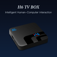 Dispositivo de tv inteligente H96 max, decodificador dvbt2 inalámbrico, 6k, cuatro núcleos, android 10,0, 4K, HDR, wifi, 2,4/5G
