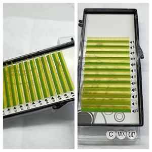 ถาดต่อขนตาขนตาขนแคชเมียร์ขนตาขนมิงค์แต่ละเส้นทำจากกำมะหยี่ขนยาว - Product Image 6