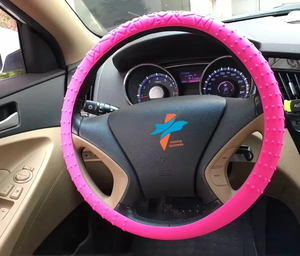 Cubierta Universal Antideslizante de Silicona para <span class=keywords><strong>Volante</strong></span>, Impermeable, Duradera, Deportiva, de Lujo, Compatible con <span class=keywords><strong>Toyota</strong></span> <span class=keywords><strong>Yaris</strong></span> Volkswagen, Otros Coches - Product Image 3