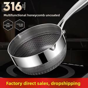 Yukihira 316 sartén antiadherente multifuncional de acero inoxidable alemán, sartén moderna para el hogar para suplementos alimenticios para bebés, freír - Product Image 2