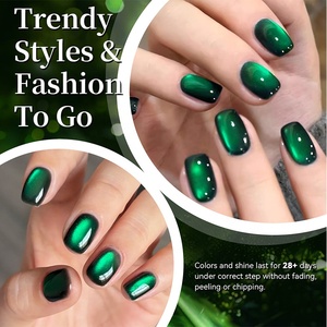 BORN PRETTY <span class=keywords><strong>Vernis</strong></span> à ongles magnétique vert chat 10 ml, vert foncé brillant, paillettes, <span class=keywords><strong>vernis</strong></span> à ongles en gel UV à faire tremper, <span class=keywords><strong>vernis</strong></span> à ongles œil de chat - Product Image 5