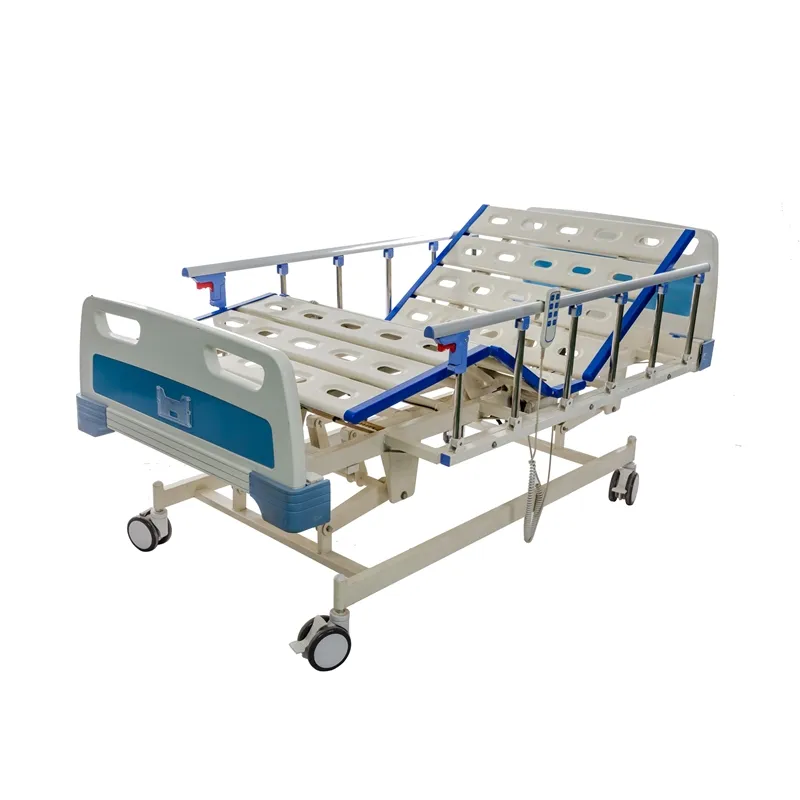 Cama de hospital elétrica ajustável para cuidados de enfermagem paciente, equipamento médico com 3 funções