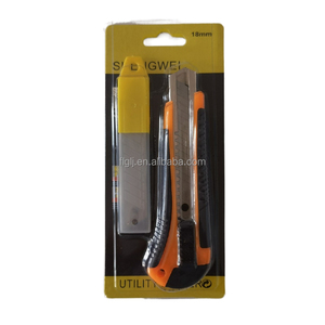Set <span class=keywords><strong>Pack</strong></span> cuchillo utilitario 5 uds cuchillas de repuesto y 1 Ud cuchillo Set cuchillo utilitario - Product Image 1
