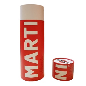 Tubes en papier personnalisés cylindre de couleur rouge enduit papier snack boîtes de papier tubes d'emballage de tapis de grande capacité - Product Image 2
