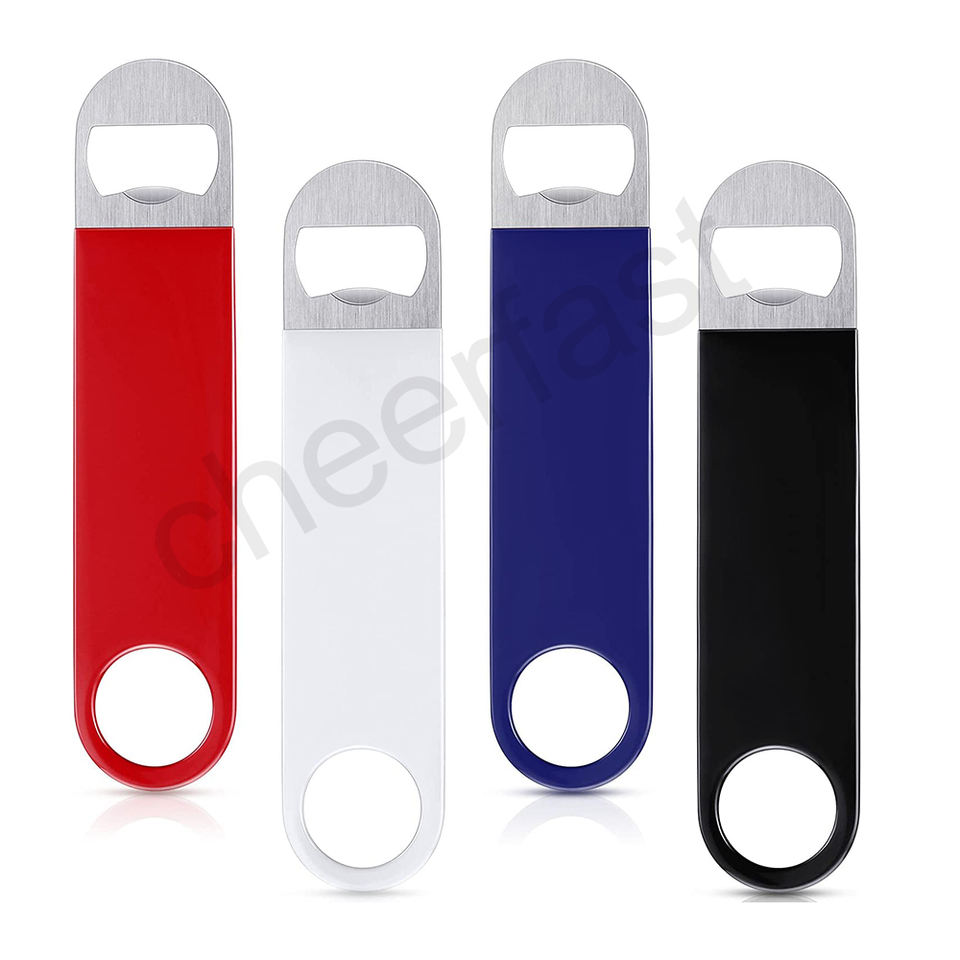Promotional Stainless Steel Beer Bottle Flat Bottle Opener Metal Opener Beer