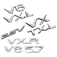 Accessoires Auto 2.5V V6 V8 VX VXR TXL VXL Emblème Logo de luxe pour autocollant de couvercle de coffre