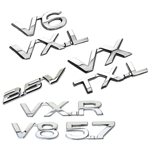 Accesorios para automóviles 2,5 V V6 V8 VX VXR TXL VXL Emblema Logotipo <span class=keywords><strong>de</strong></span> lujo para pegatina <span class=keywords><strong>de</strong></span> tapa <span class=keywords><strong>de</strong></span> maletero - Product Image 4