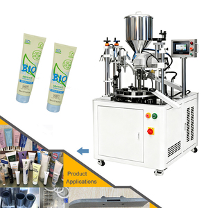 Machine de remplissage et de scellage de tubes <span class=keywords><strong>semi</strong></span>-automatique pour la cire capillaire et la crème coiffante - Product Image 1