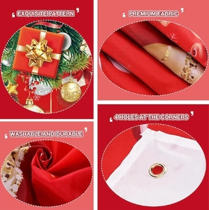 Bannière de porte de garage en tissu polyester de haute qualité, décoration murale portable, livraison rapide, vente en gros d'usine, prix abordable - Product Image 2