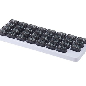 31 días mes plástico viaje píldora medicina caja pastillero organizador plástico almacenamiento casos para la gestión de la píldora - Product Image 5
