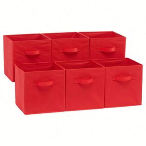 High Quality Foldable Non Woven Storage Cube Bin Home Decorative Storage <b>Box</b> for Home Organizer <b>File</b> Storage - Product Image 6
