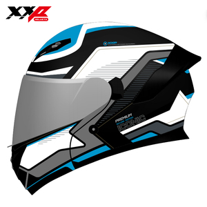 Casque de moto intégral XXP HELMETS ICONIC PREMIUM, coque en ABS, design graphique, visière transparente, style iconique premium - Product Image 3
