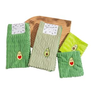 Paños de Cocina Bordados Suaves con Diseño de Aguacate, Producto Nuevo 2026, Antiadherentes, Sin Pelusas, Toalla Cuadrada, Paños de Cocina - Product Image 6