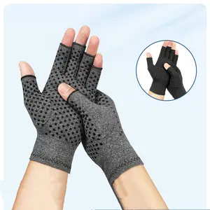 Sarung tangan pelindung kerja silikon baru sarung tangan kemoterapi kompresi antiradang sendi serat tembaga