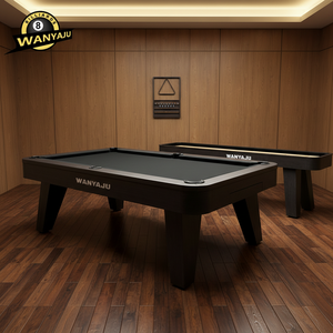 Mesa de <span class=keywords><strong>Billar</strong></span> Profesional de Alta Gama, Moderna y Lujosa, de 7, 8 y 9 pies, de Madera Sólida, para Snooker/<span class=keywords><strong>Billar</strong></span>, Mesa de Comedor Interior, Mesa de Pool - Product Image 1