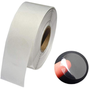 Rõ Ràng Nhiệt Nhãn 1Inch Vòng Sticker Không Thấm Nước Tự Dính 25Mm Vòng Tròn Trong Suốt Sticker Cuộn Cho Logo Tùy Chỉnh - Product Image 5