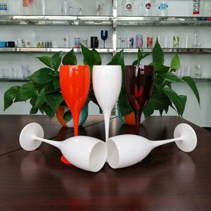 Vasos de Vino de Plástico Acrílico Personalizados con Logotipo a Color para Vino Tinto, Copas de Champán de Plástico para Bar, Bodas y Fiestas - Product Image 2
