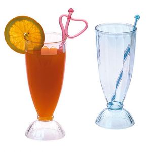 Gobelets en plastique acrylique PS réutilisables personnalisables de 400 ml (13,5 oz) résistants aux hautes températures pour crème glacée, milkshake et jus - Product Image 2