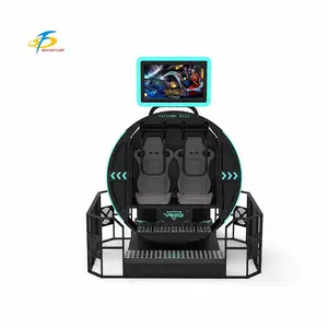 new design 2023 cool appearance 360VR two seats exciting 360 degree rotation Virtual Reality machine