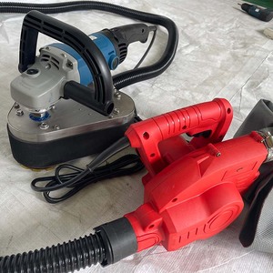 Ponceuse à béton manuelle haute vitesse, nouvelle polisseuse de <span class=keywords><strong>sol</strong></span> avec moteur à aspiration intégré, outil portatif - Product Image 3